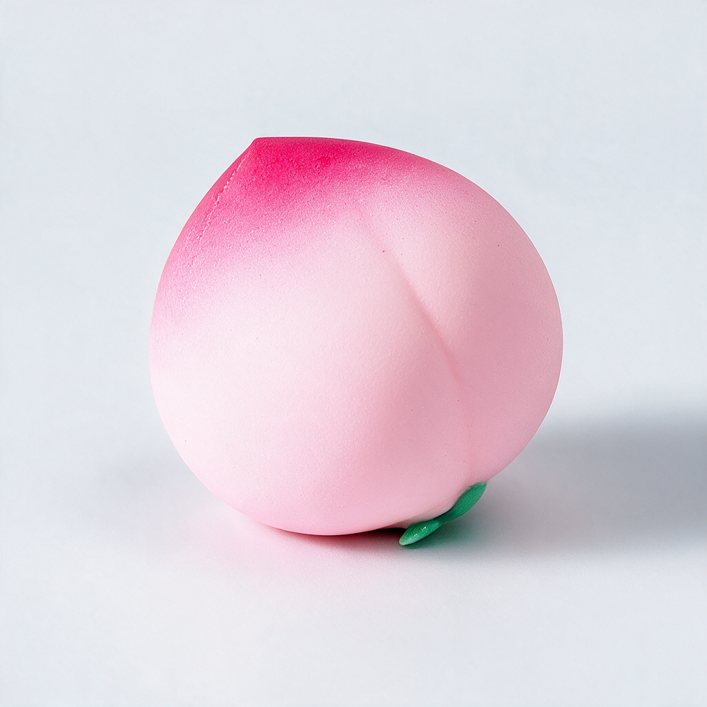 The Peachalicious Peach peach squishy toy