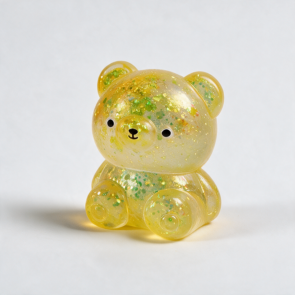 Glamour the Glitter Bear glitter bear squishy toy, photo 4